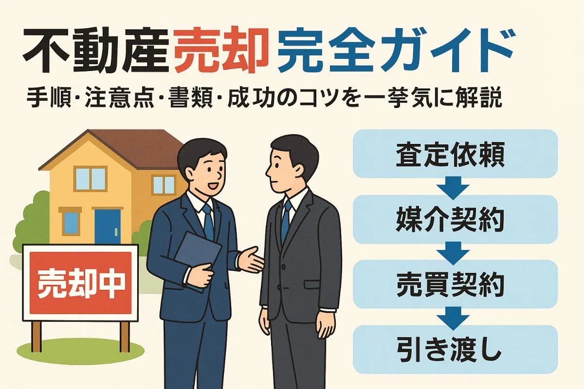 不動産売却でやることの完全ガイド｜流れと注意点・必要書類から成功のコツまで徹底解説