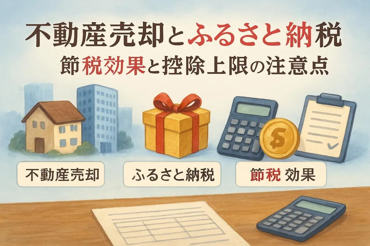 不動産売却とふるさと納税の節税効果を最大化する方法と控除上限計算の注意点