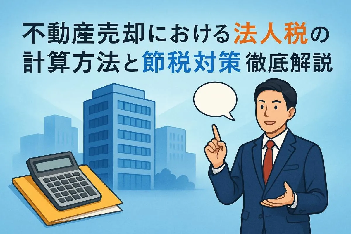 不動産売却における法人税の計算方法と節税対策を徹底解説