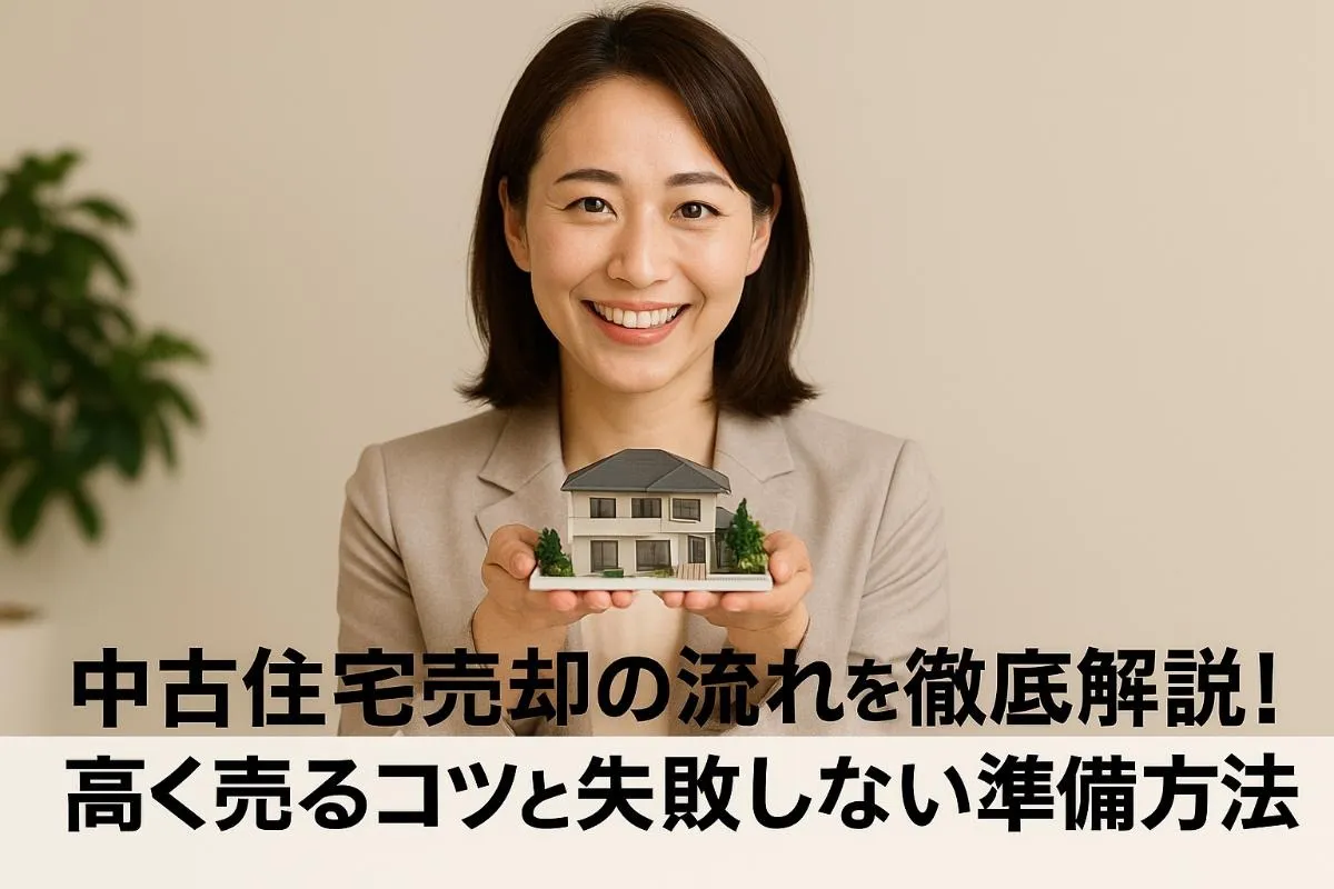 中古住宅売却の流れを徹底解説｜高く売るコツと失敗しない準備方法
