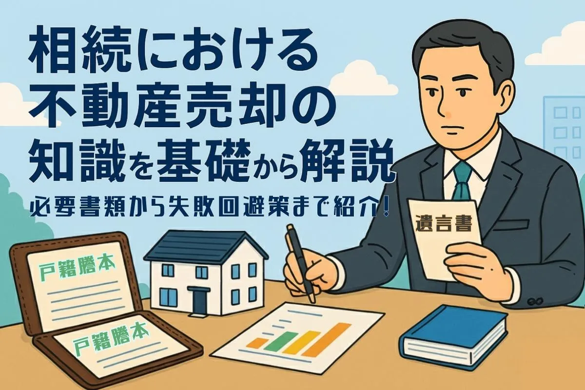 相続における不動産売却の知識を基礎から解説・必要書類から失敗回避策まで紹介！