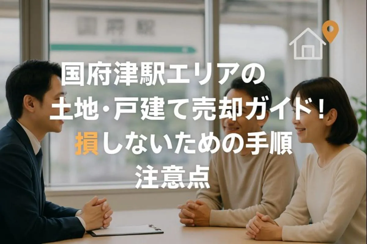 国府津駅エリアの土地・戸建て売却ガイド！損しないための手順と注意点