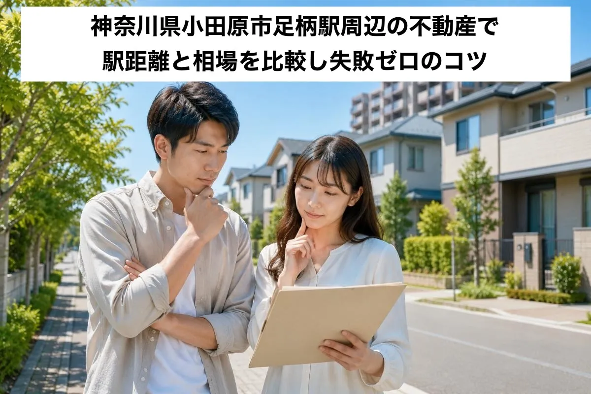神奈川県小田原市足柄駅周辺の不動産で駅距離と相場を比較し失敗ゼロのコツ