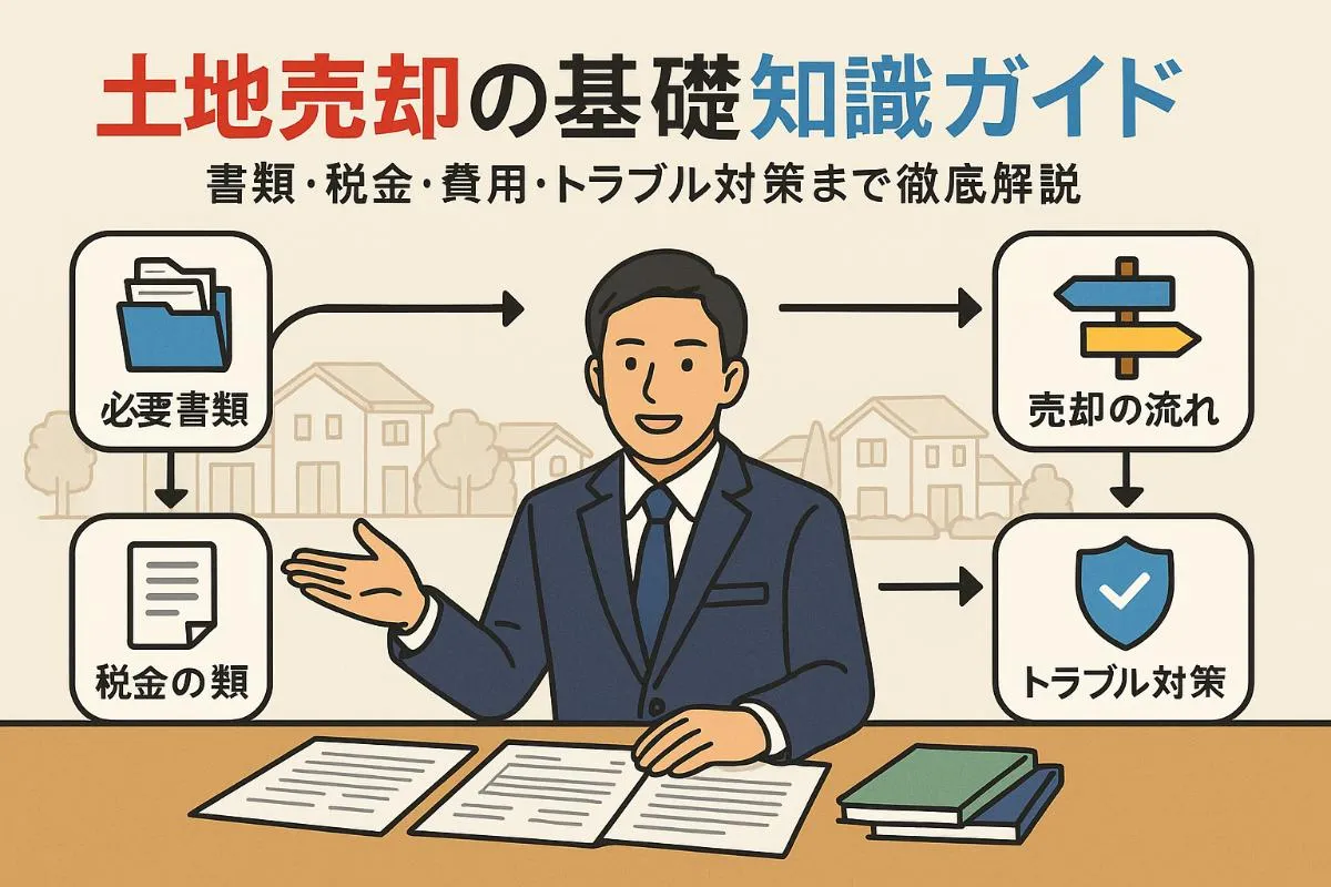 土地売却の基礎知識と流れを徹底解説｜必要書類や税金・費用・トラブル対策まで完全ガイド